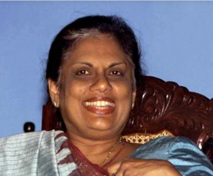 चंद्रिका भंडारनायके कुमारतुंगा- श्रीलंका के राष्ट्रपति