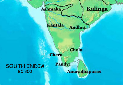 दक्षिण भारत का इतिहास : चोल, चेर और पांड्य राजवंश
