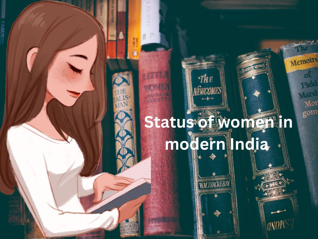 Status of women in modern India in Hindi