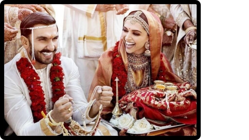 Deepika Pdukone Marriege=लम्बे समय के संबंधों को शादी के बंधन में बदलने के लिए दोनों ने 14 नवंबर 2018 को पारंपरिक कोंकणी हिंदू और सिख परम्परा के अनुसार विवाह किया।